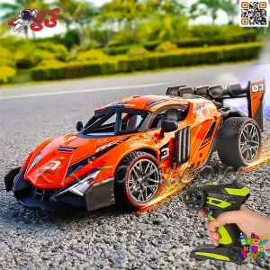 اسباب بازی ماشین فلزی کنترلی دودزا شارژی METAL CAR 6876