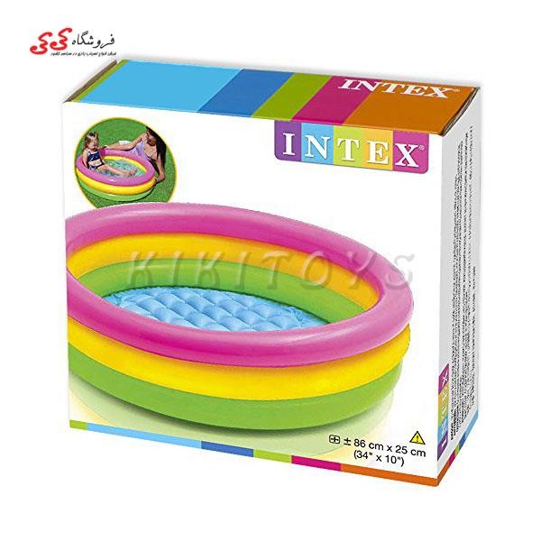 استخربادی کودک اینتکس طرح رنگین کمان 85 س intex 58924