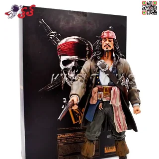 اکشن فیگور دزدان دریایی کارائیب جک اسپارو اورجینال Captain Jack Sparrow NECA 173917