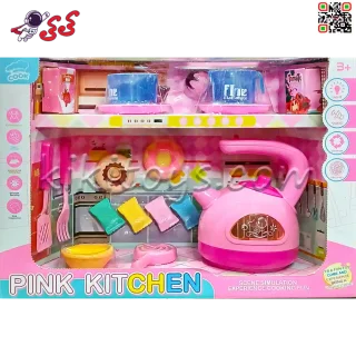 قوری موزیکال اسباب بازی با وسایل بازی صبحانه خوری دخترانه 55335