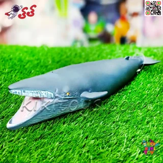 فیگور نهنگ آبی حیوانات دریایی اسباب بازی سیلیکونی نرم Blue Whale