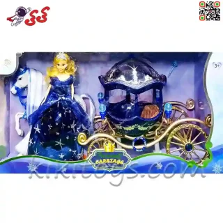 کالسکه و اسب اسباب بازی و باربی پرنسس PRINCESS CARRIAGE 372A
