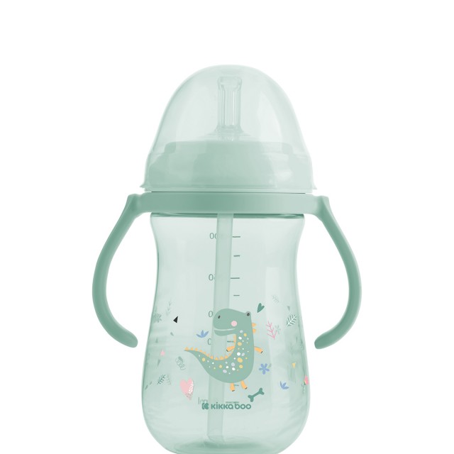 لیوان نی دار کیکابو مدل Dino world حجم 300 میل