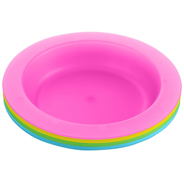 بشقاب 4 عددی کیکابو مدل Rainbow