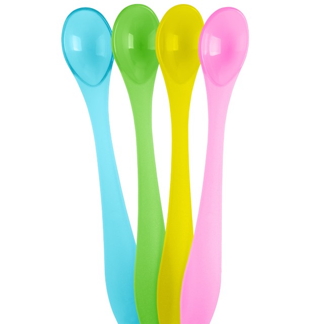 قاشق 4 عددی کیکابو مدل Rainbow