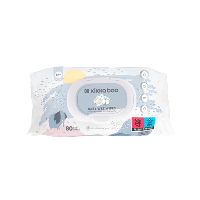 دستمال مرطوب نوزاد کیکابو بسته 80 عددی