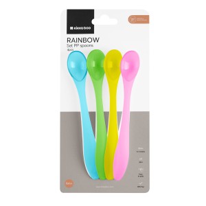 قاشق 4 عددی کیکابو مدل Rainbow