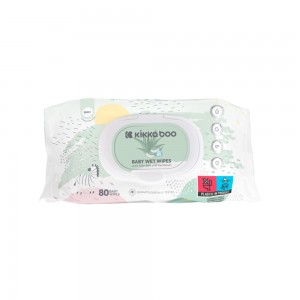 دستمال مرطوب نوزاد کیکابو بسته 80 عددی