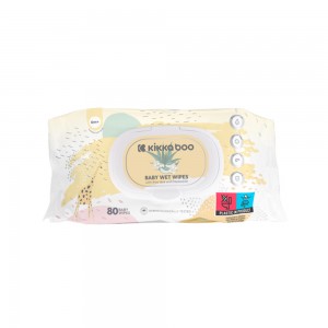 دستمال مرطوب نوزاد کیکابو بسته 80 عددی