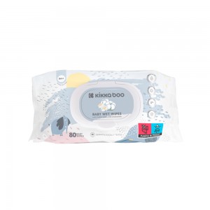 دستمال مرطوب نوزاد کیکابو بسته 80 عددی