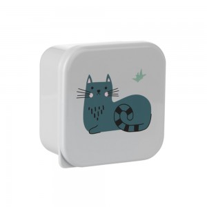 ظرف غذا 4 عددی کیکابو مدل Kitty cat