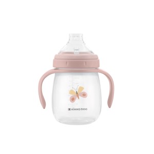 لیوان آبمیوه خوری کودک کیکابو Kikkaboo حجم 240 میل طرح گندم و پروانه