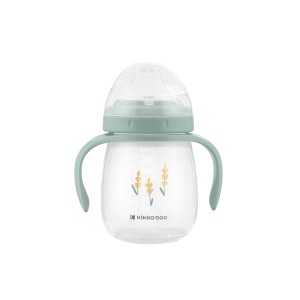 لیوان آبمیوه خوری کودک کیکابو Kikkaboo حجم 240 میل طرح گندم و پروانه