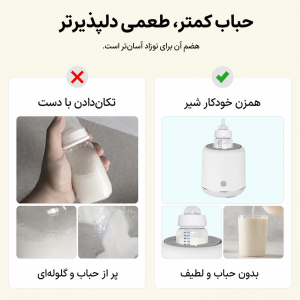 دستگاه همزن و نفخ‌گیر شیر نوزاد کیکابو Kikkaboo