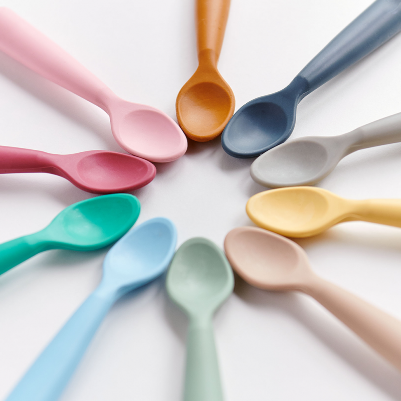 قاشق سیلیکونی یک عددی minikoioi