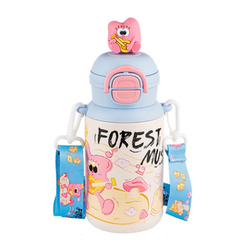 فلاسک نی دار 480 میلی لیتر مدل Forest music