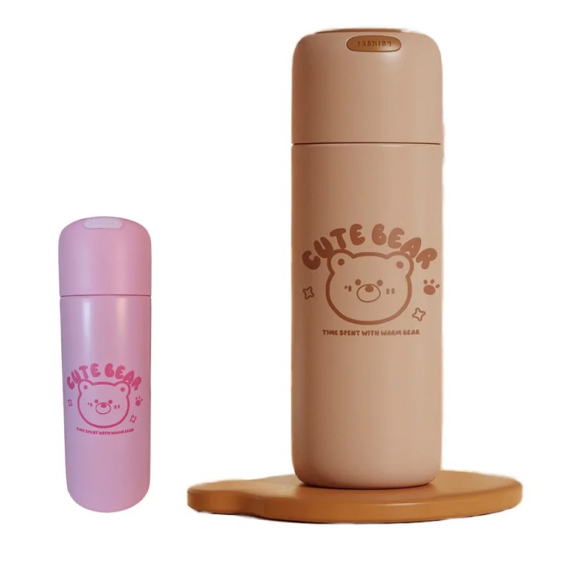 فلاسک استیل 500 میلی لیتر مدل Cute bear