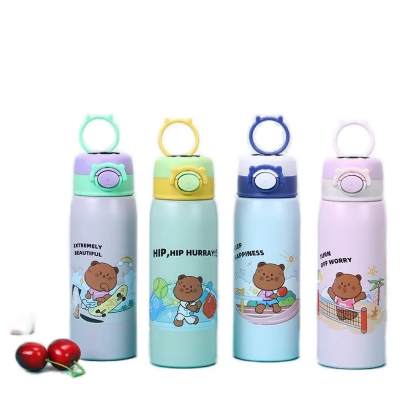 فلاسک دیجیتال 500 میل مدل خرس ورزشکار