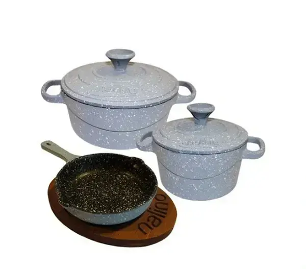 سرویس قابلمه چدن 5 پارچه کودک نالینو