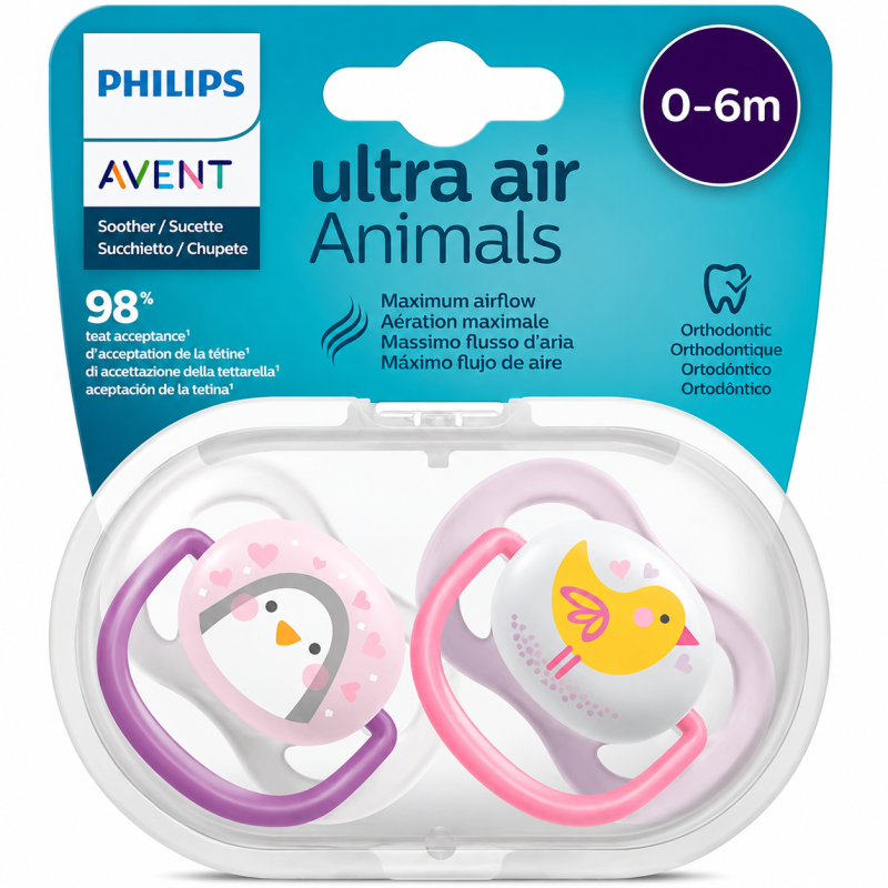 پستانک 0تا6 ماه التراایر اونت Avent Ultra air