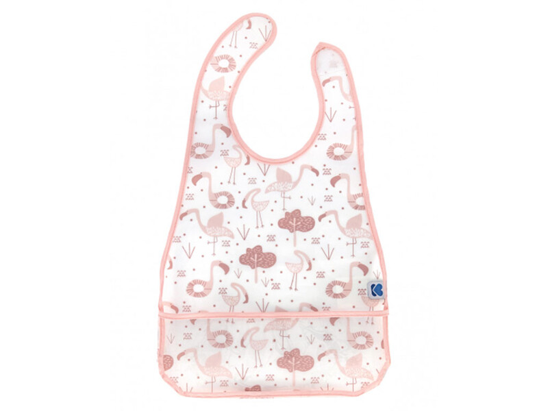 پیشبند نوزادی جیب دار طرح فلامینگو کیکابو kikka boo