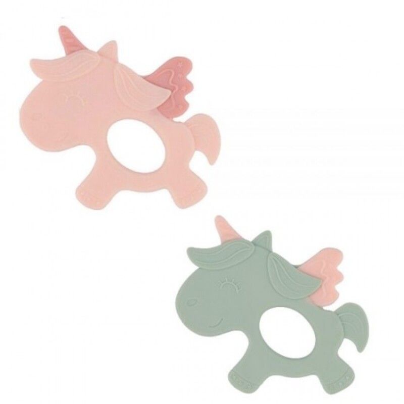 دندانگیر سیلیکونی کیکابو طرح اسب تک شاخ kikka boo