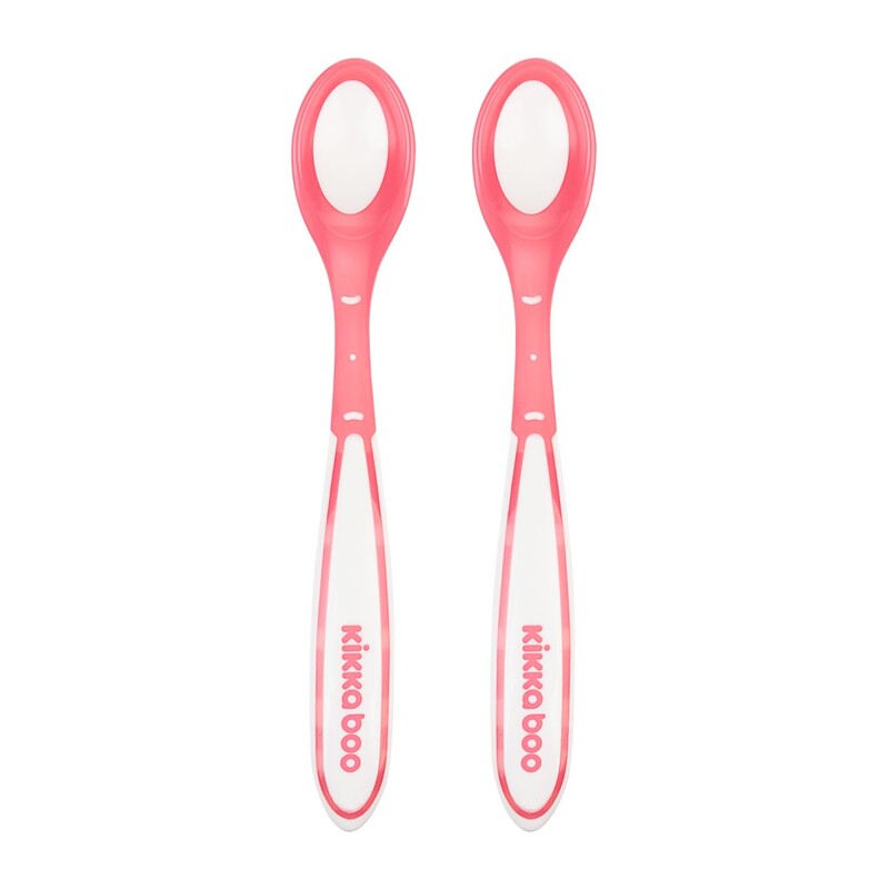 قاشق حرارتی دو عددی کیکابو kikkaboo مدل boo