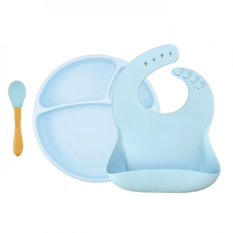 ست غذاخوری 3 تکه سیلیکونی مینیک اوی اوی MINIKOIOI