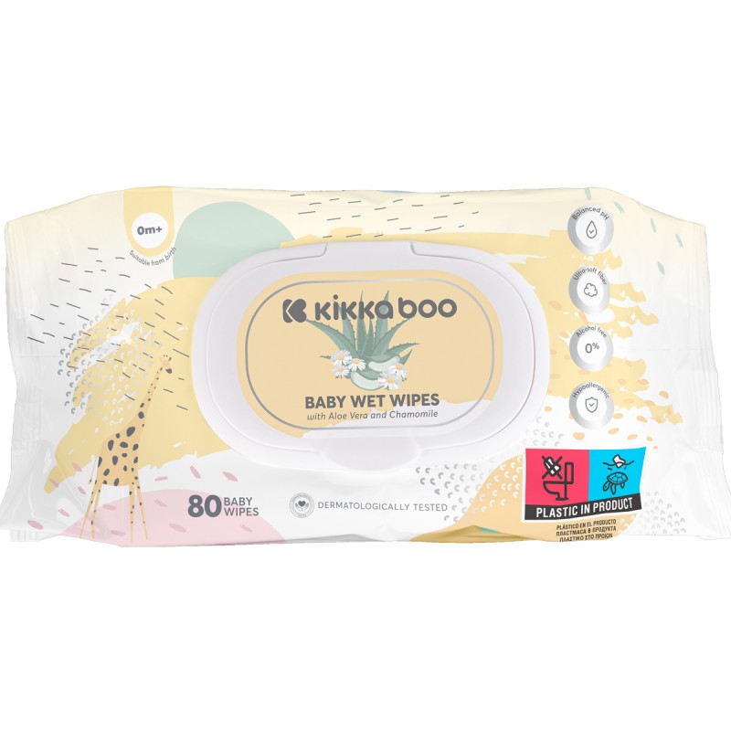 دستمال مرطوب 80 عددی کیکابو