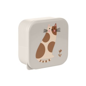 ظرف غذا 4 عددی کیکابو مدل Kitty cat