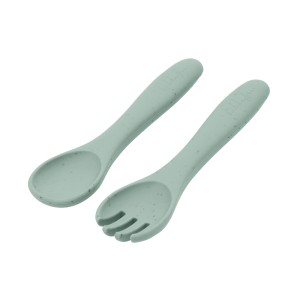 قاشق و چنگال سیلیکونی کیکابو Kikkaboo