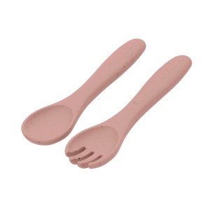 قاشق و چنگال سیلیکونی کیکابو Kikkaboo