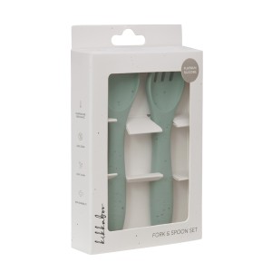 قاشق و چنگال سیلیکونی کیکابو Kikkaboo