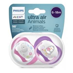 پستانک 6-18 ماه Ultra air Avent