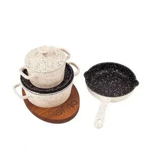 سرویس قابلمه چدن 5 پارچه کودک نالینو