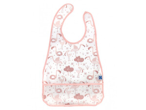 پیشبند نوزادی جیب دار طرح فلامینگو کیکابو kikka boo