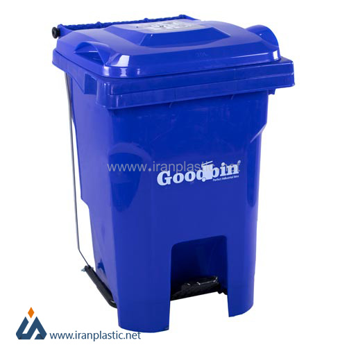 سطل زباله 40 لیتری پدال‌دار مدرن گودبین پلاستیک 6141