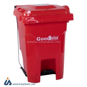 سطل زباله 40 لیتری پدال‌دار مدرن گودبین پلاستیک 6141.jpg