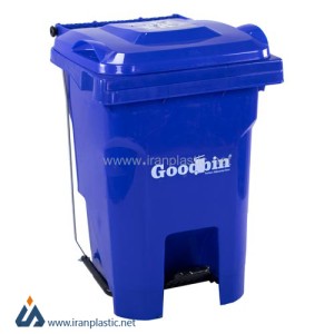 سطل زباله 40 لیتری پدال‌دار مدرن گودبین پلاستیک 6141