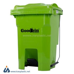 سطل زباله 40 لیتری پدال‌دار مدرن گودبین پلاستیک 6141.jpg