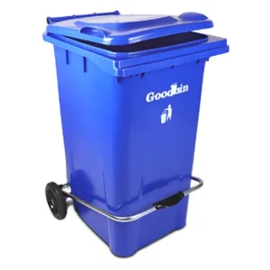 سطل زباله گودبین 120 لیتری چرخ دار و پدال دار مدل 6175