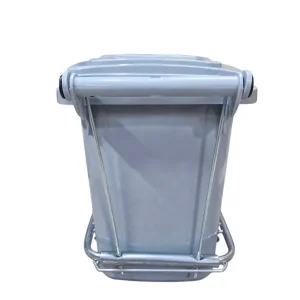 سطل زباله پدال فلزی 12 لیتری تسا پلاستیک.webp