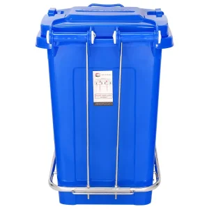 سطل زباله 40 لیتری پدال فلزی تسا پلاستیک 902.webp