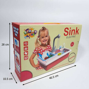 اسباب بازی سینک ظرفشویی سیحان تویز مدل Sink ELECTRIC 1402