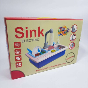 اسباب بازی سینک ظرفشویی سیحان تویز مدل Sink ELECTRIC 1402