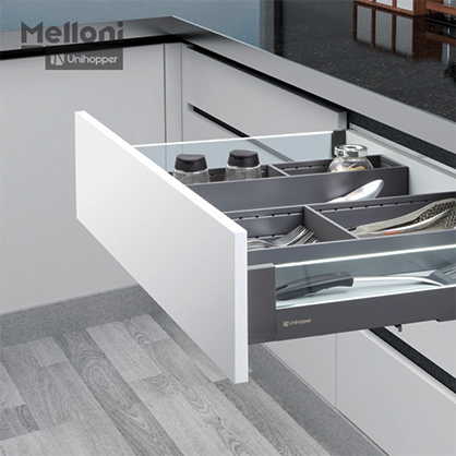 ریل مجیک باکس کوتاه با بدنه شیشه LED برند یونی هوپر