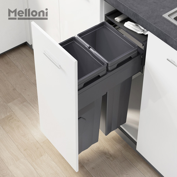 سطل 2 قلو ریلی آرام بند Max Bin کد 9018 برند ملونی