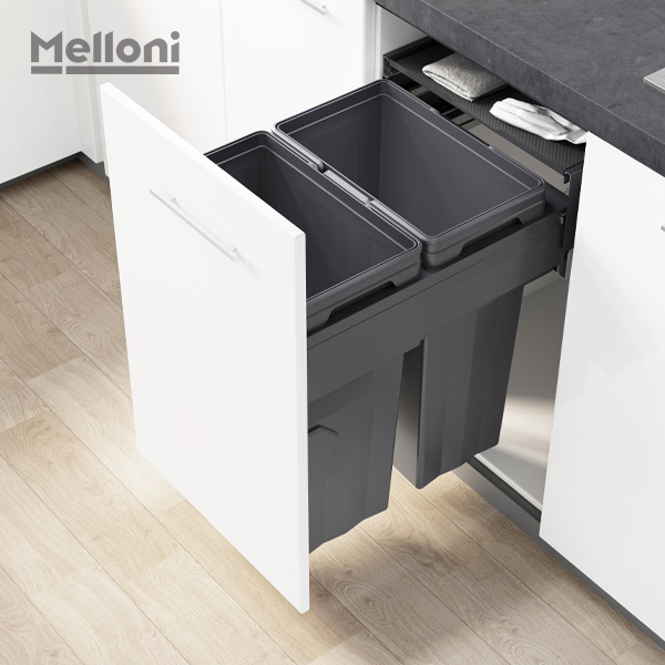 سطل 2 قلو ریلی آرام بند Max Bin کد 9020 برند ملونی