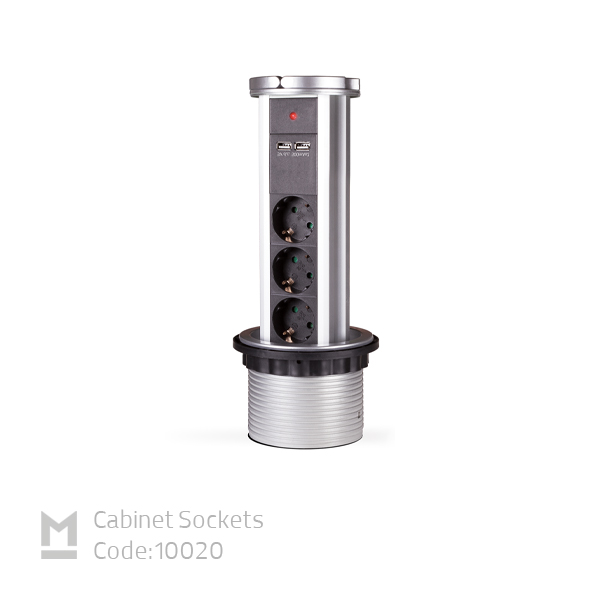 پریز توکار الکترا کد 10020 برند ملونی