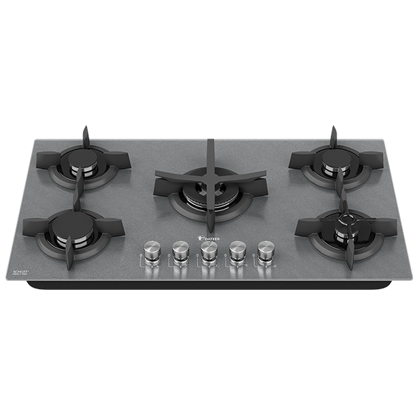 اجاق گاز شیشه ای طوسی کد DG-527 برند داتیس